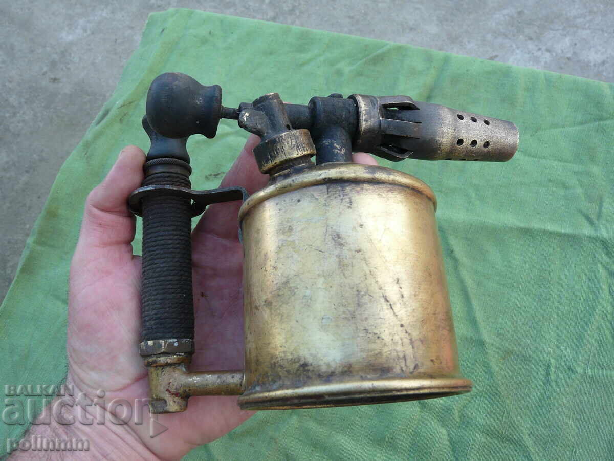 Παλιά σουηδική λάμπα βενζίνης - 7