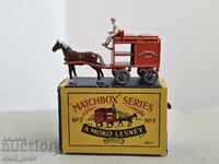 Matchbox Lesney No.7A Horse Drawn Milk Float - in original box