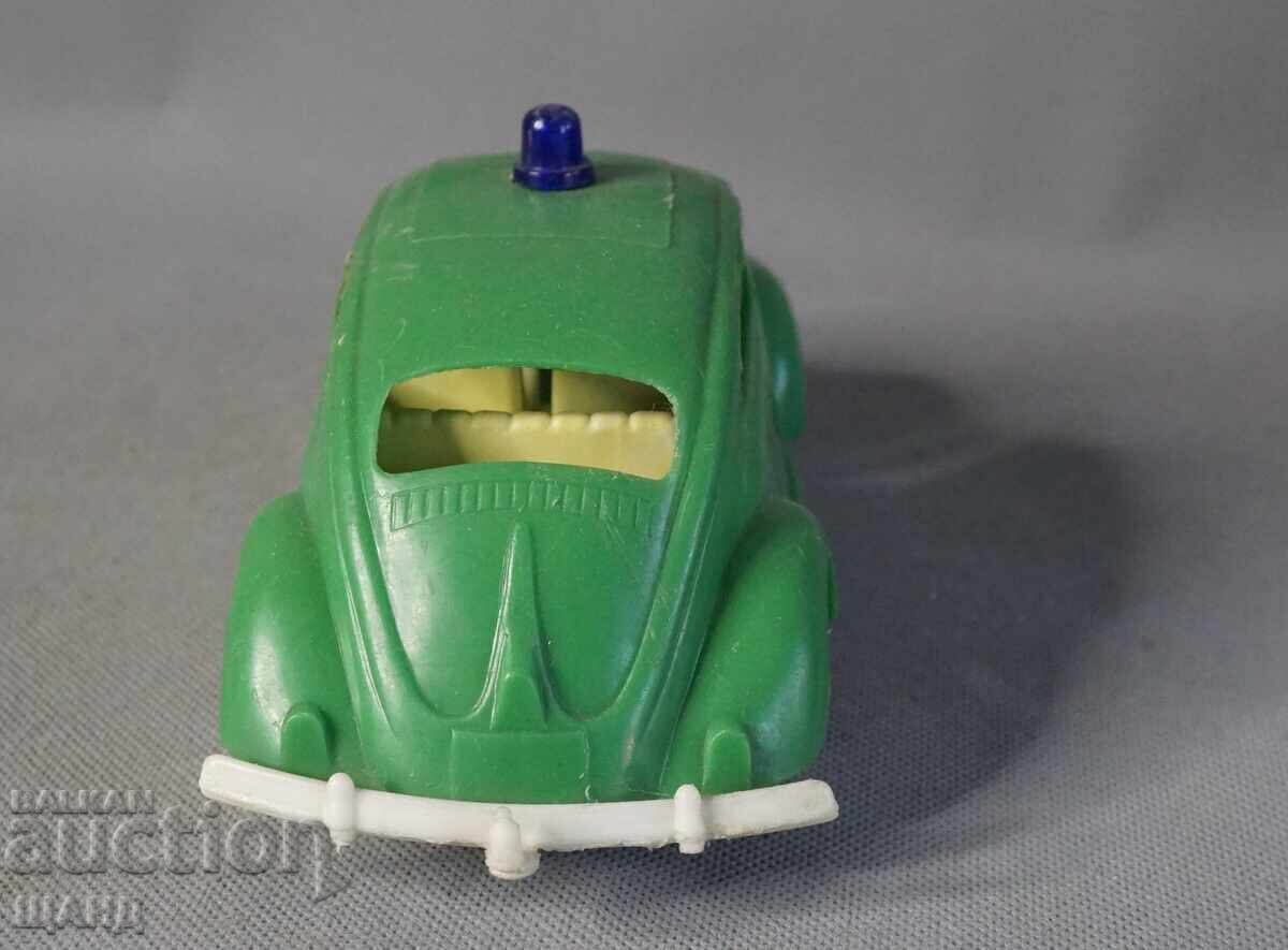 Delivery of VW BEETLE Old German plastic toy model car police