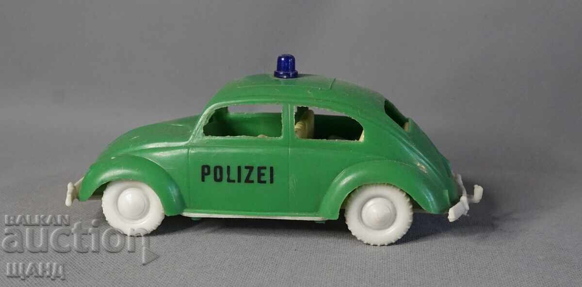 VW BEETLE Old German plastic toy model car police