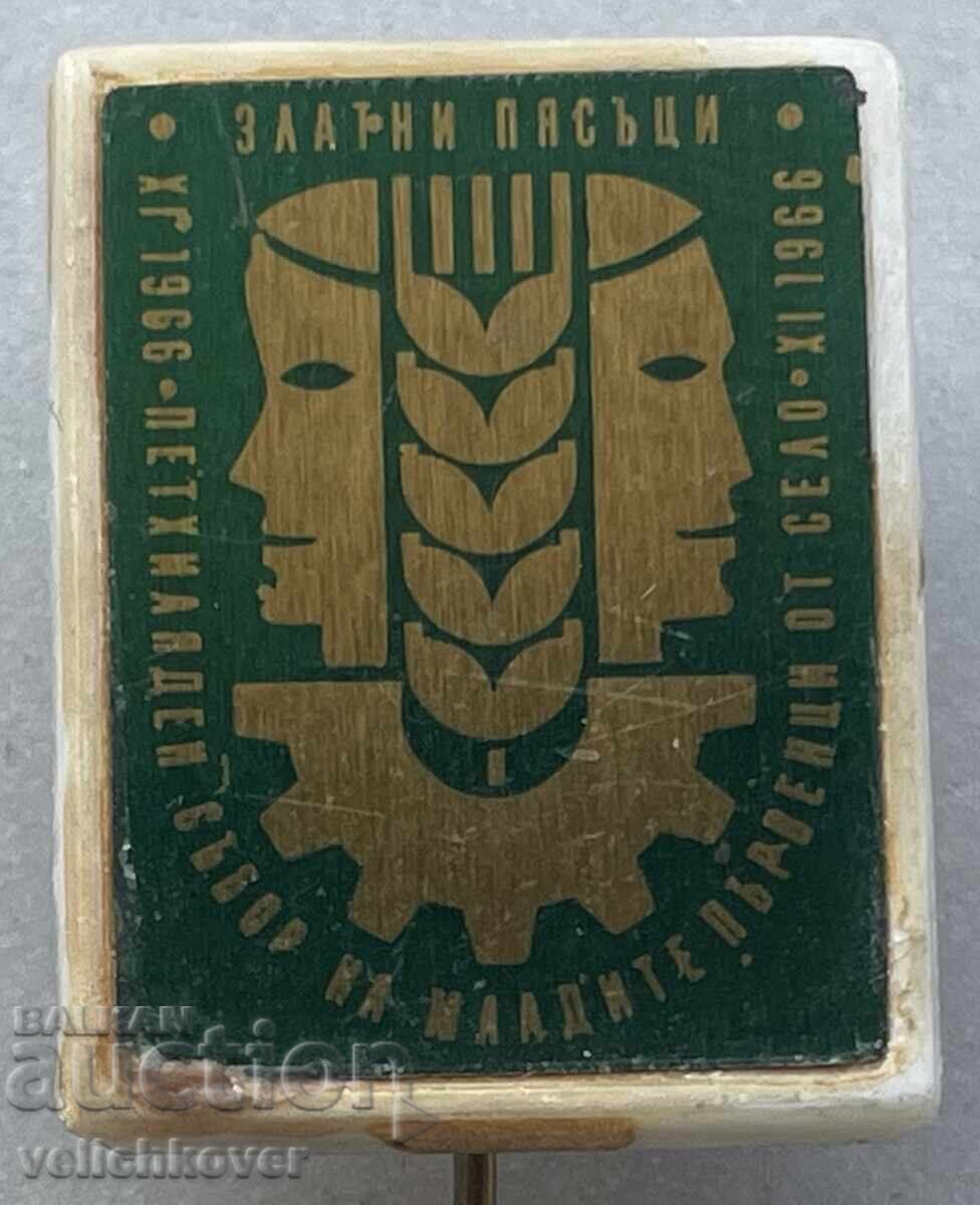 40836 Βουλγαρία σήμα Σύναξη των νέων πρωταθλητών από το χωριό 1966τ με τιμή 4.00 BGN | € 2.05