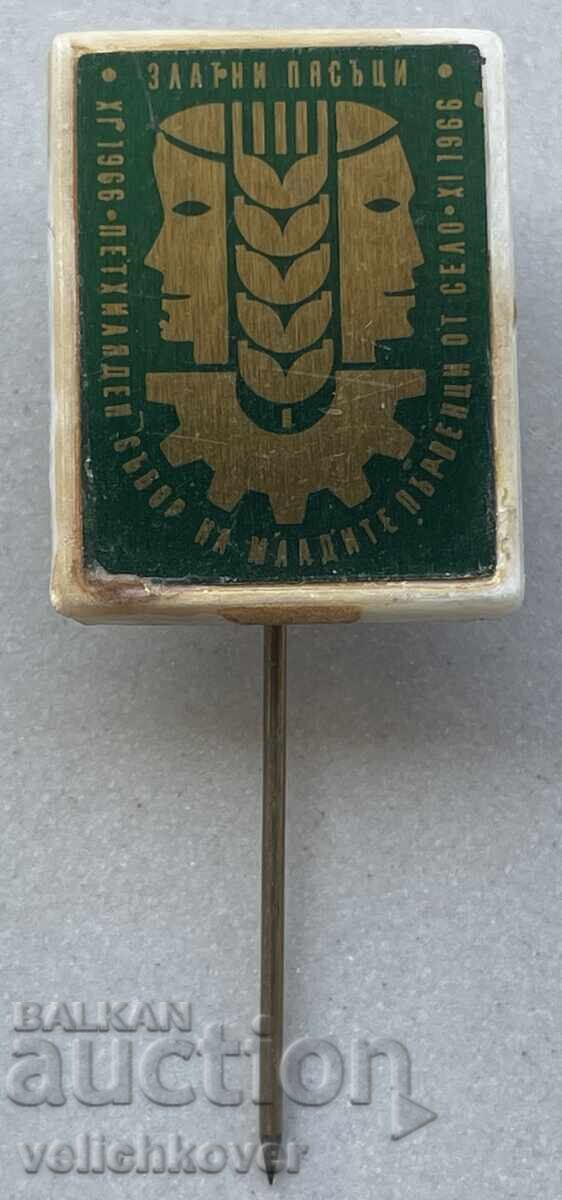 40836 Βουλγαρία σήμα Σύναξη των νέων πρωταθλητών από το χωριό 1966τ