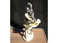 Παλιά ρετρό φιγούρα αγαλματίδιο πλαστικό χορευτικό ζευγάρι