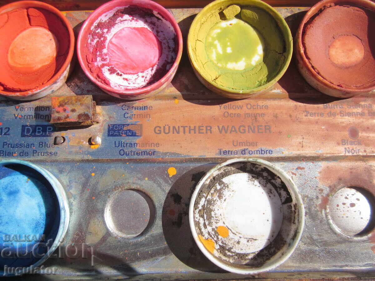 Доставка на Пеликан PELIKAN 735/12 стара метална кутия от водни бои Доставка на Пеликан PELIKAN 735/12 стара метална кутия от водни бои