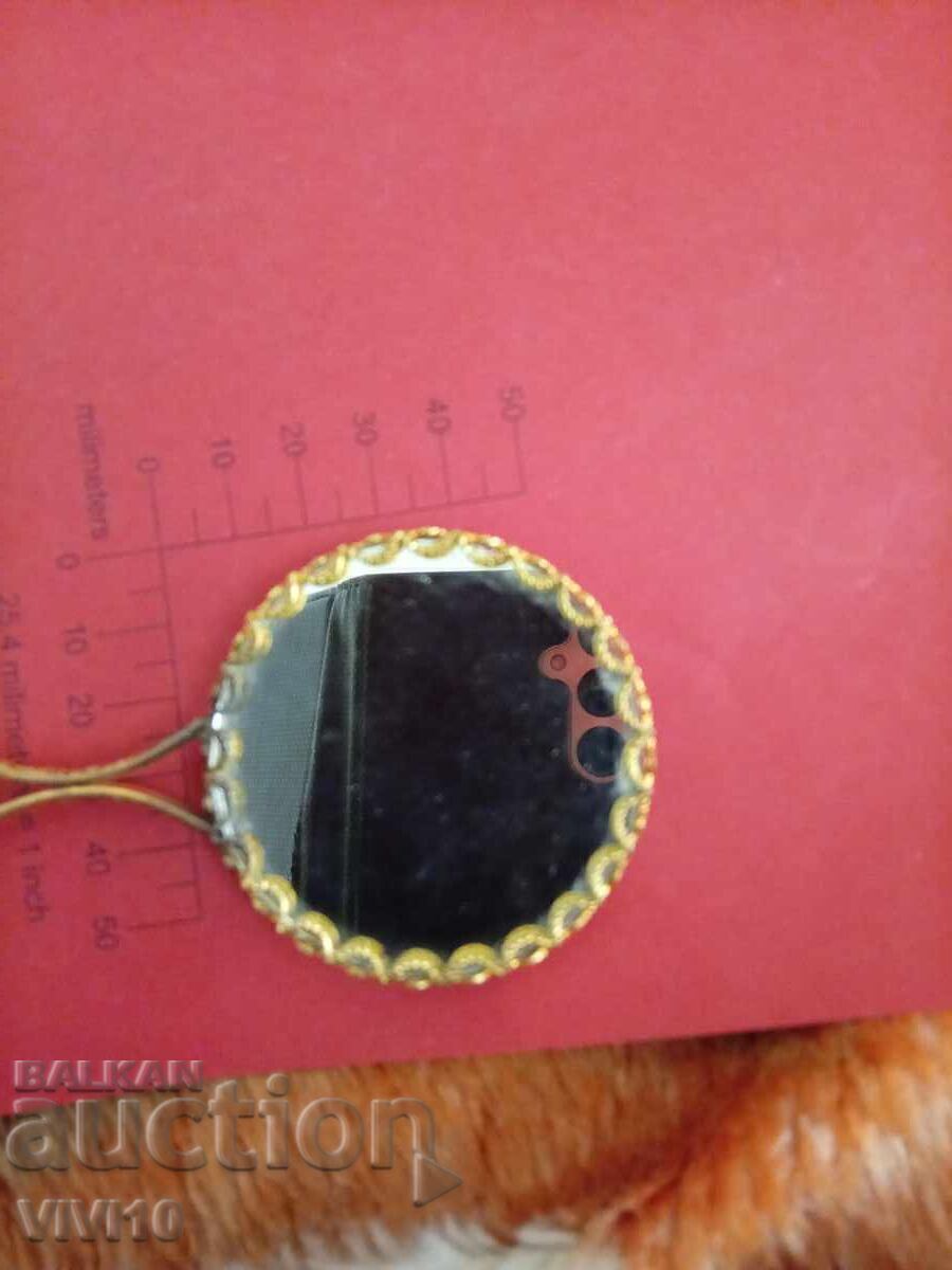 Αρχαίο καθρέφτη Λιμόζ μπρονζέ, Επιχρύσωση με τιμή 60.00 BGN | € 30.68