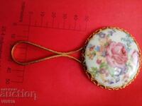 Antique Limoges Mirror, Bronze, Gilded