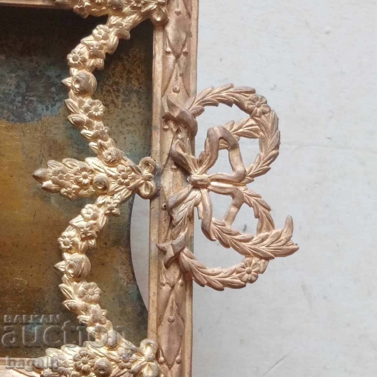 Ramă barocă din bronz