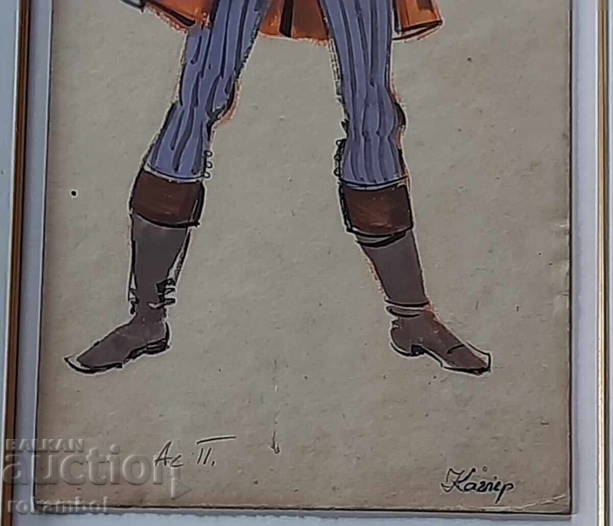 Доставка на Стара картина на худ. Асен Попов 1895-1976г.