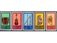 Γερμανία ΓΔΡ 1977 - μουσικά όργανα MNH