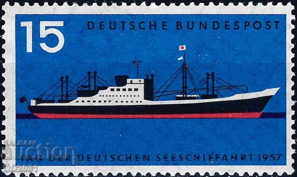 Germany FRG 1957 - Ships MNH