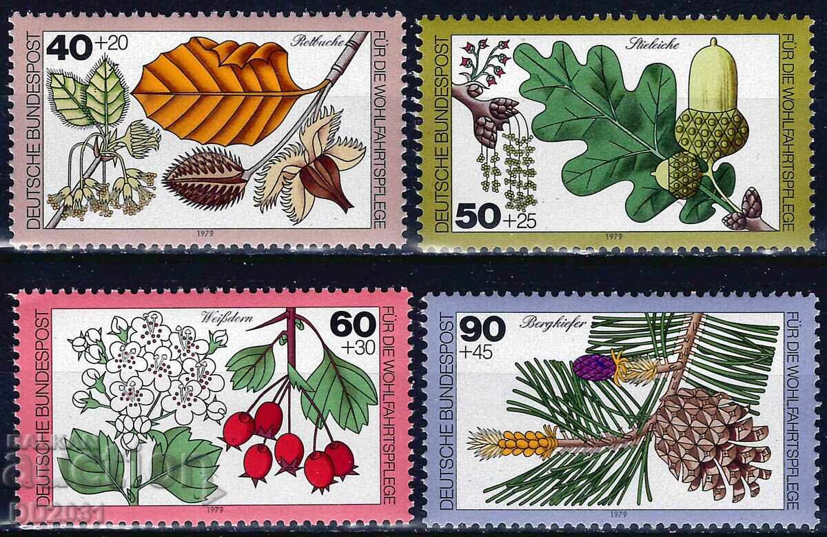 Γερμανία Δυτική Γερμανία 1979 - Δασική πανίδα MNH Γερμανία Δυτική Γερμανία 1979 - Δασική πανίδα MNH