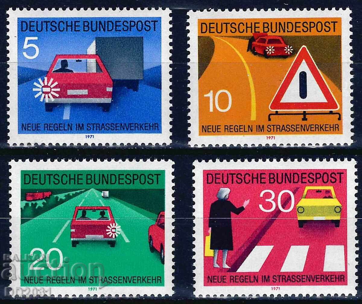 Γερμανία Δυτική Γερμανία 1971 - Οδική Κυκλοφορία MNH