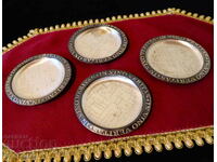 În Vino Veritas, farfurii argintate, suporturi