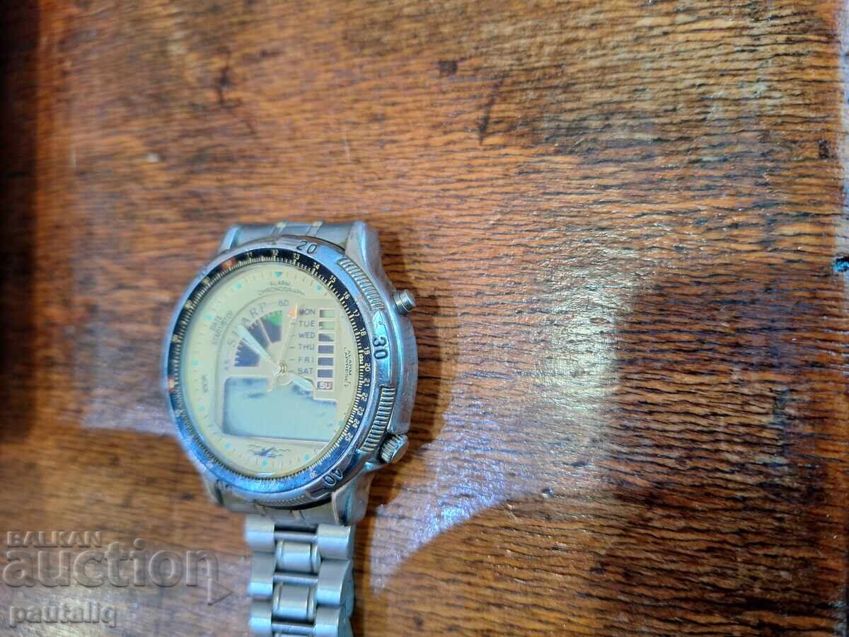 Доставка на РЪЧЕН ЧАСОВНИК SHARP ХРОНОГРАФ