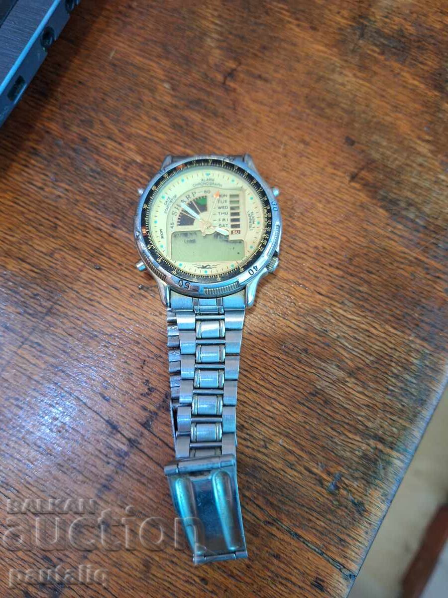 РЪЧЕН ЧАСОВНИК SHARP ХРОНОГРАФ