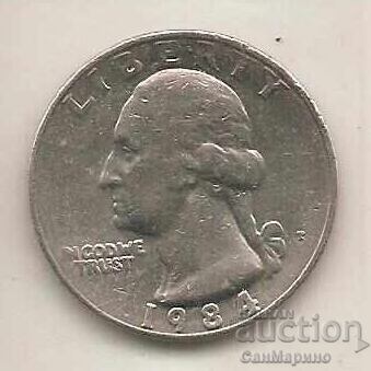 1984 US $1 Dollar P* with price 0.80 BGN | € 0.41