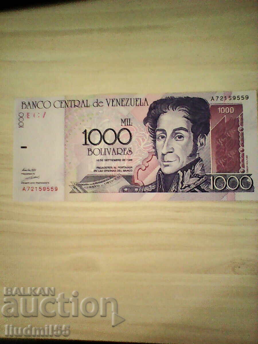 ВЕНЕЦУЕЛА - 1000 БОЛИВАРА 1998 UNC
