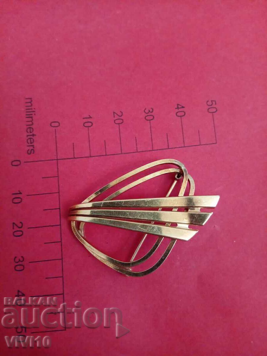 Antique brooch KSB, Gold Plated Antique brooch KSB, Gold Plated