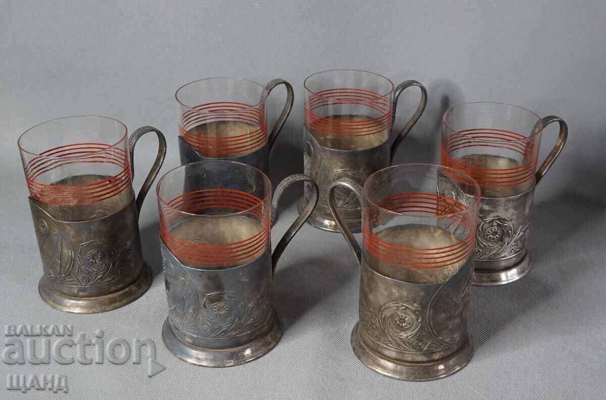 Auction 6 Old Russian Saucers with Cups Cosmos Sputnik Auction 6 Old Russian Saucers with Cups Cosmos Sputnik