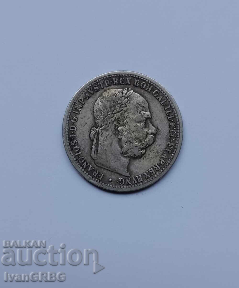 1 Crown Austria 1 Crown 1899 Austria SILVER with price 23.50 BGN | € 12.02