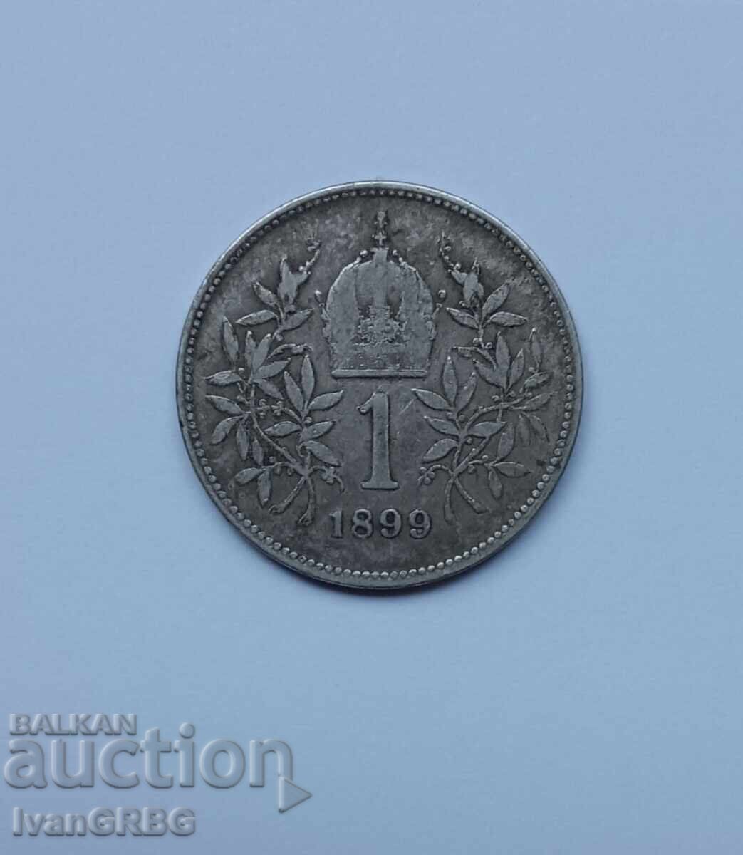 1 Crown Austria 1 Crown 1899 Austria SILVER