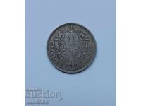 1 coroană Austria 1 coroană 1899 Austria ARGINT