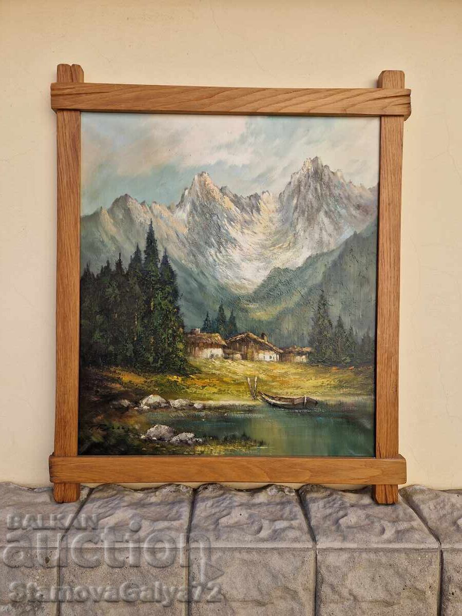 Peisaj ulei autor pânză cu preț 366.00 BGN | € 187.13