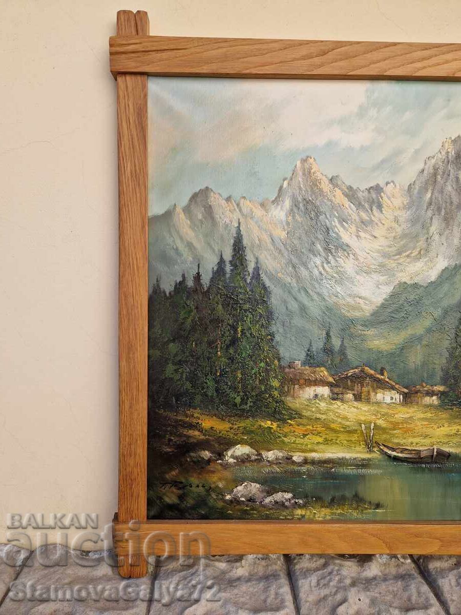 Livrarea Peisaj ulei autor pânză