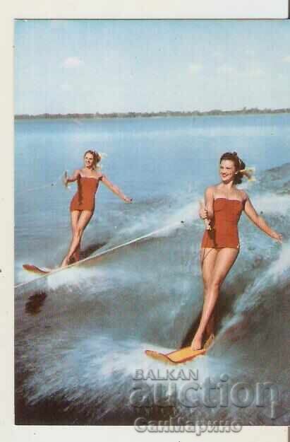 Carte poștală Bulgaria Marea Neagră Surfing 1*