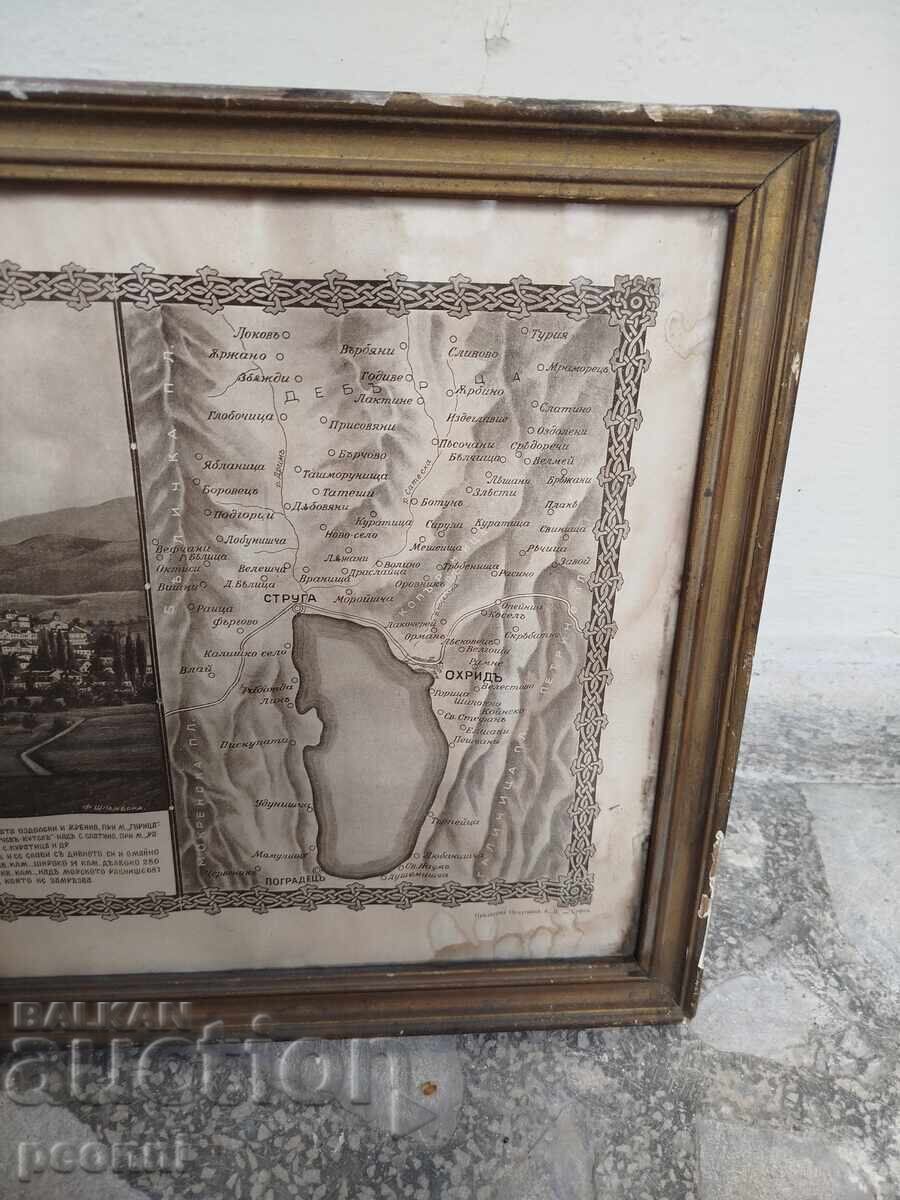 Доставка на Стара фотоцинкография,снимка на ОХРИДЪ