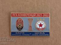 Emblemă de fotbal - ȚSKA - Zaria Luhansk - Liga Europei 2019