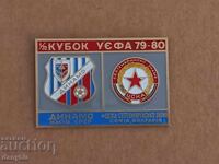 Insigna fotbal - CSKA v Dynamo Kiev Cupa UEFA 1979-80