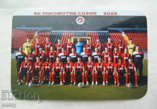Calendar 2025 - FC Lokomotiv Sofia with price 1.50 BGN | € 0.77