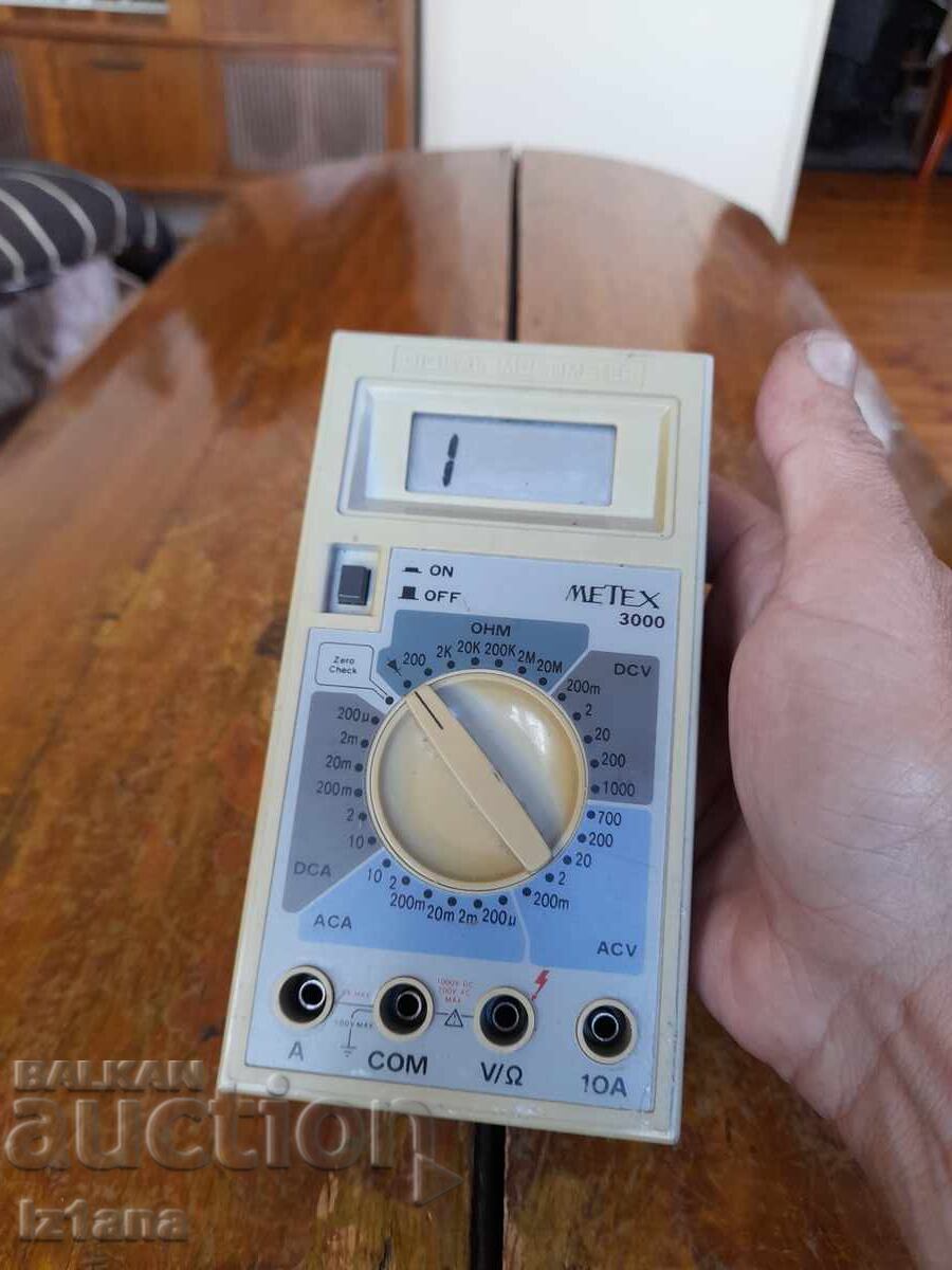 Auction  Old multimeter Metex 3000