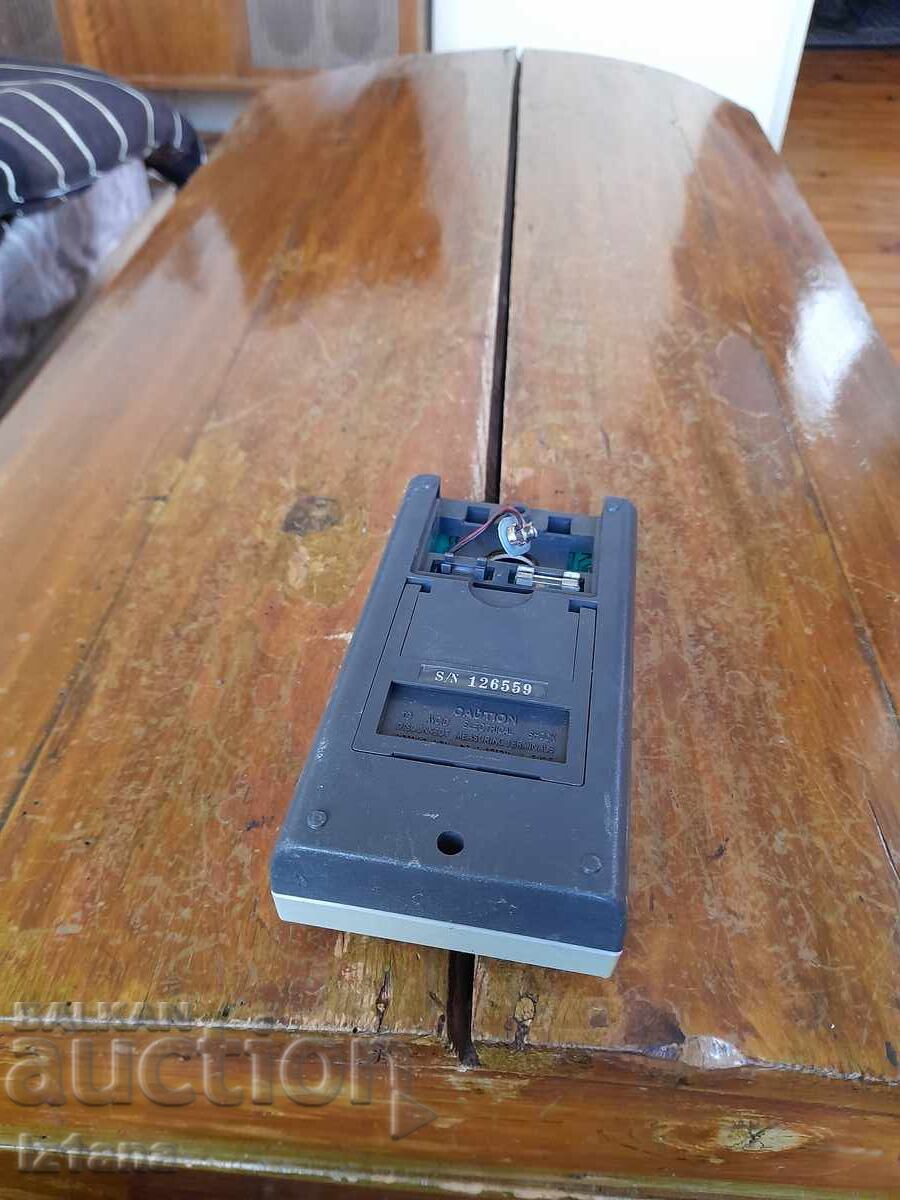 Delivery of Old multimeter Metex 3000