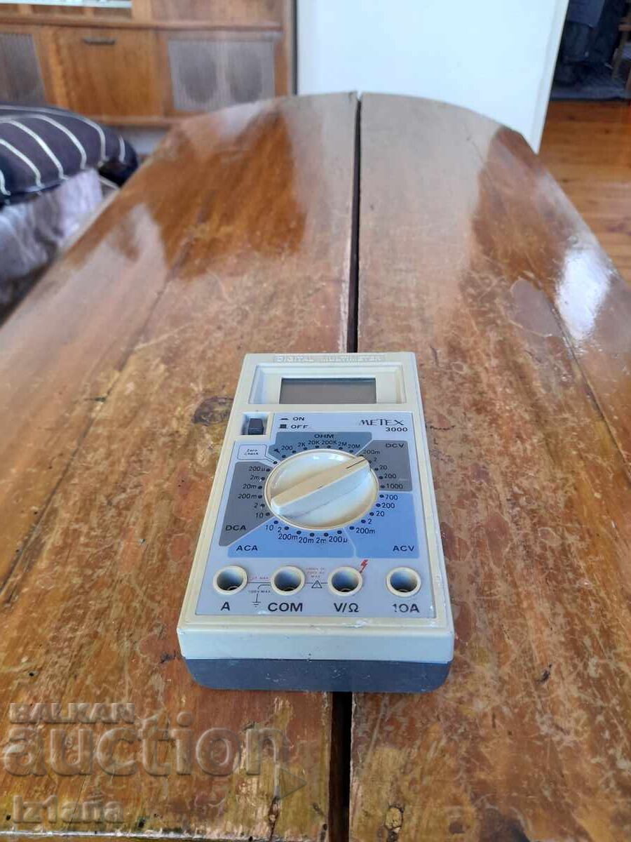 Old multimeter Metex 3000