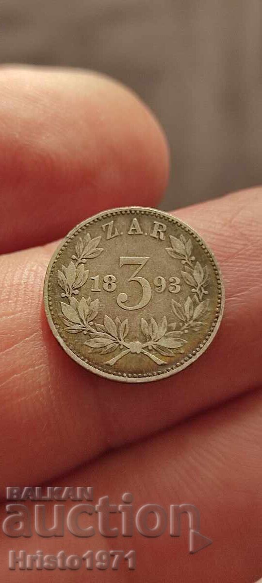 3 pence 1893