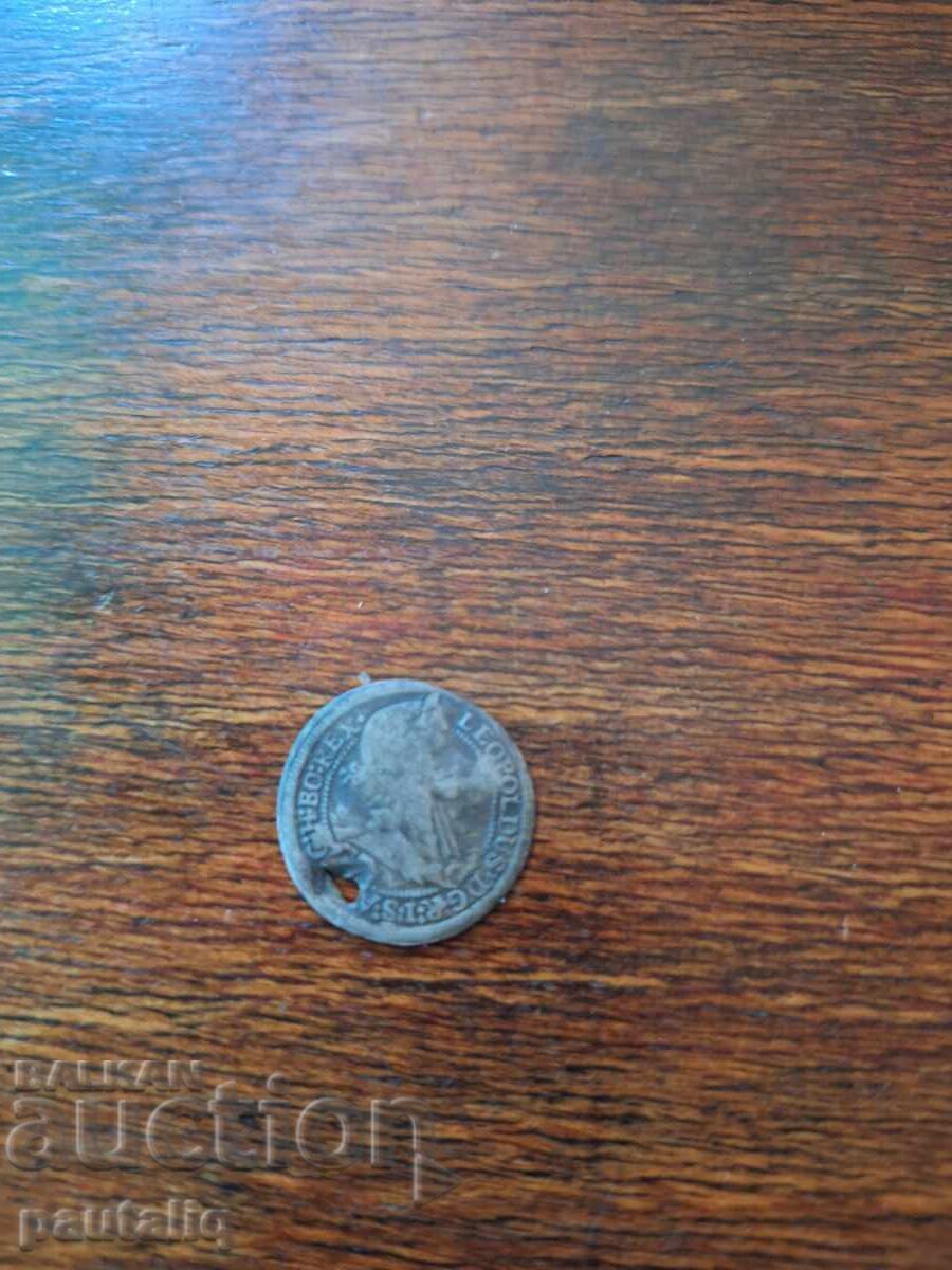 3 Kreuzer Leopold Tyrol 1700 Silver with price 30.00 BGN | € 15.34 3 Kreuzer Leopold Tyrol 1700 Silver with price 30.00 BGN | € 15.34