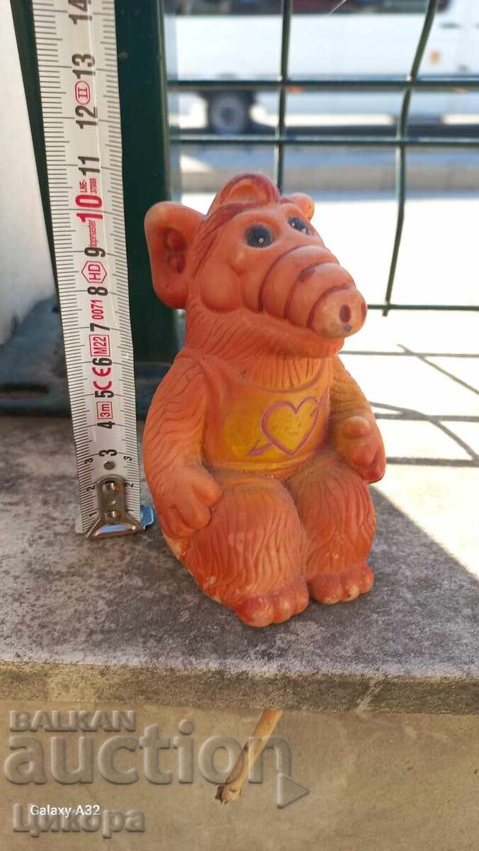 OLD RUBBER TOY ALF - 6 OLD RUBBER TOY ALF - 6