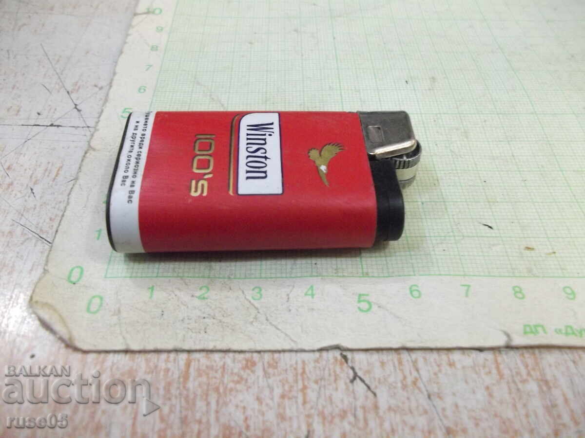 Αναπτήρας "Winston" γαλλικού τύπου αέρινος με φυτίλι σε λειτουργία - 5