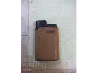 Brichetă "DjEEP" franceză pe gaz, cu cremene, funcțională