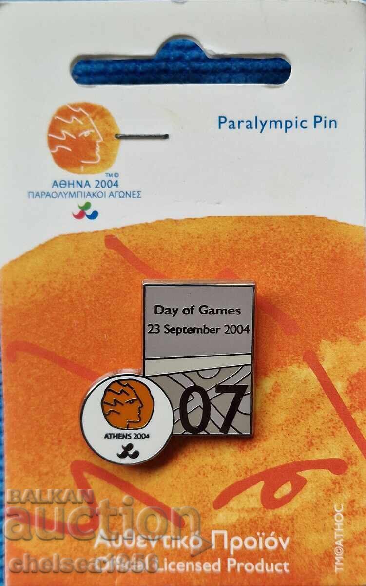 Ecuson Jocurile Paralimpice de Vară ATENA 2004 cu preț 19.99 BGN | € 10.22