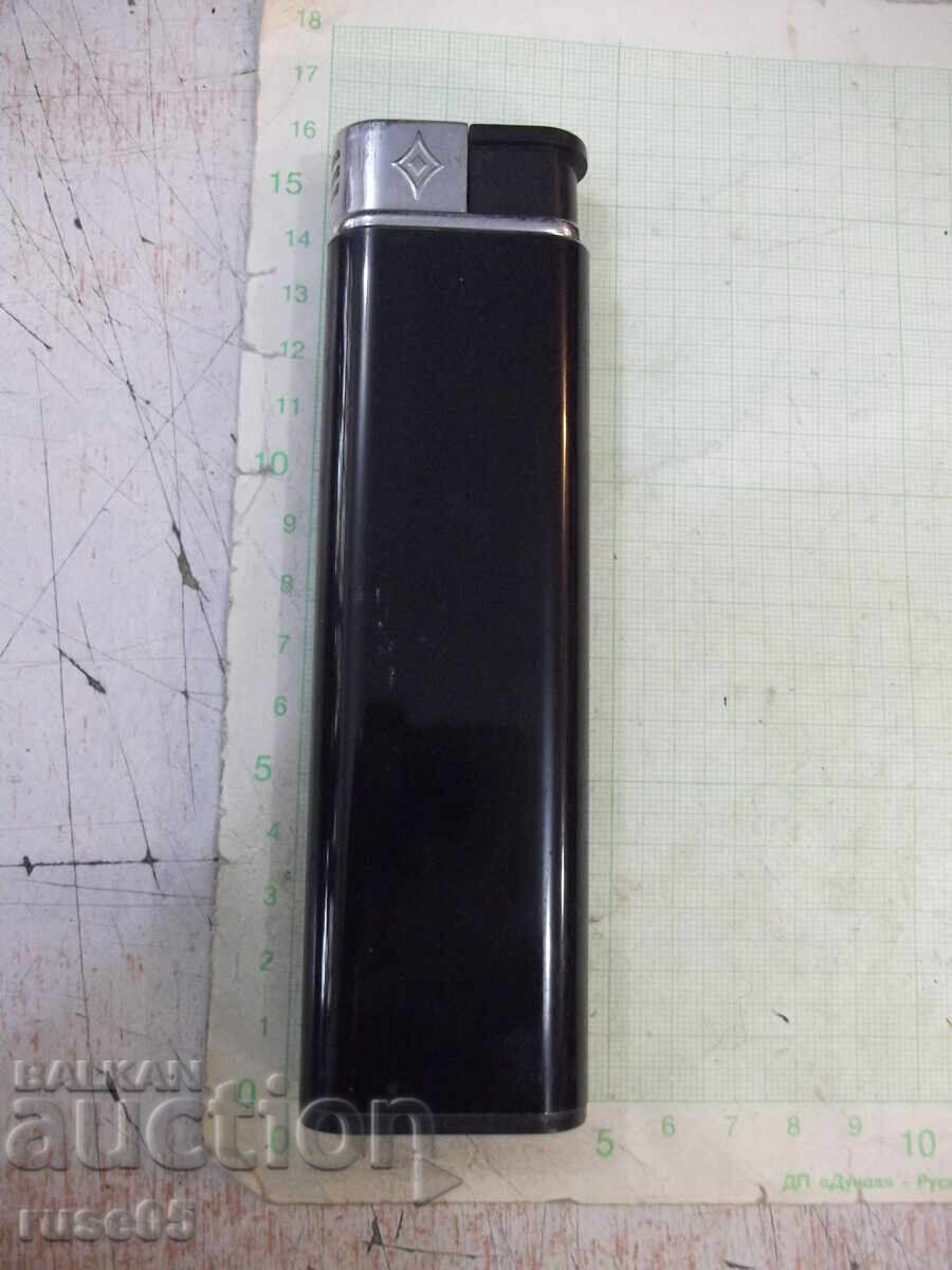 Gas lighter with soft flame, piezoelectric, long, working