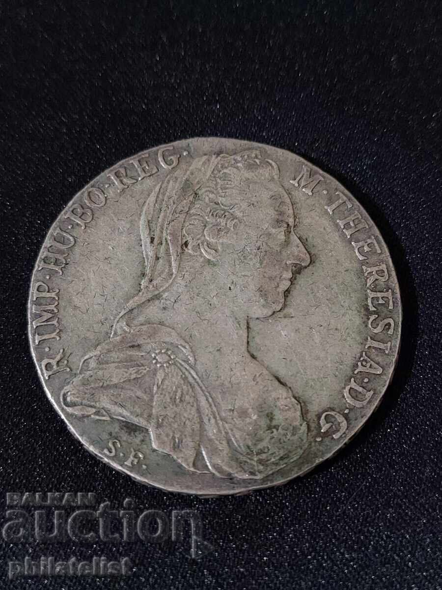 Austria 1780 - 1 Thaler - Maria Theresa, Restrike #2, Silver Austria 1780 - 1 Thaler - Maria Theresa, Restrike #2, Silver