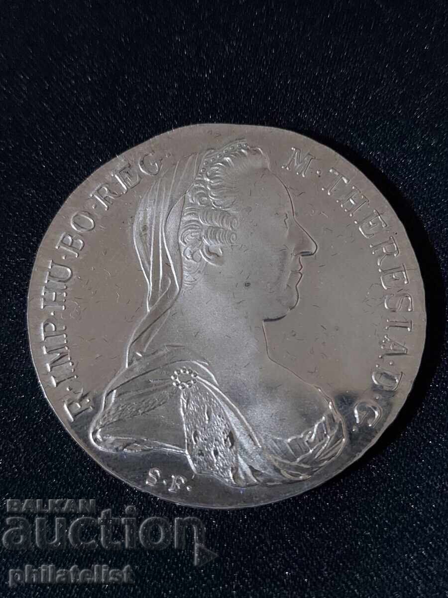 Auction Austria 1780 - 1 Thaler - Maria Theresa, restrike #4 silver Auction Austria 1780 - 1 Thaler - Maria Theresa, restrike #4 silver