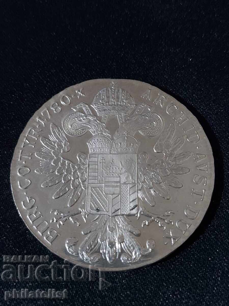 Austria 1780 - 1 Thaler - Maria Theresa, restrike #4 silver - 5 Austria 1780 - 1 Thaler - Maria Theresa, restrike #4 silver - 5
