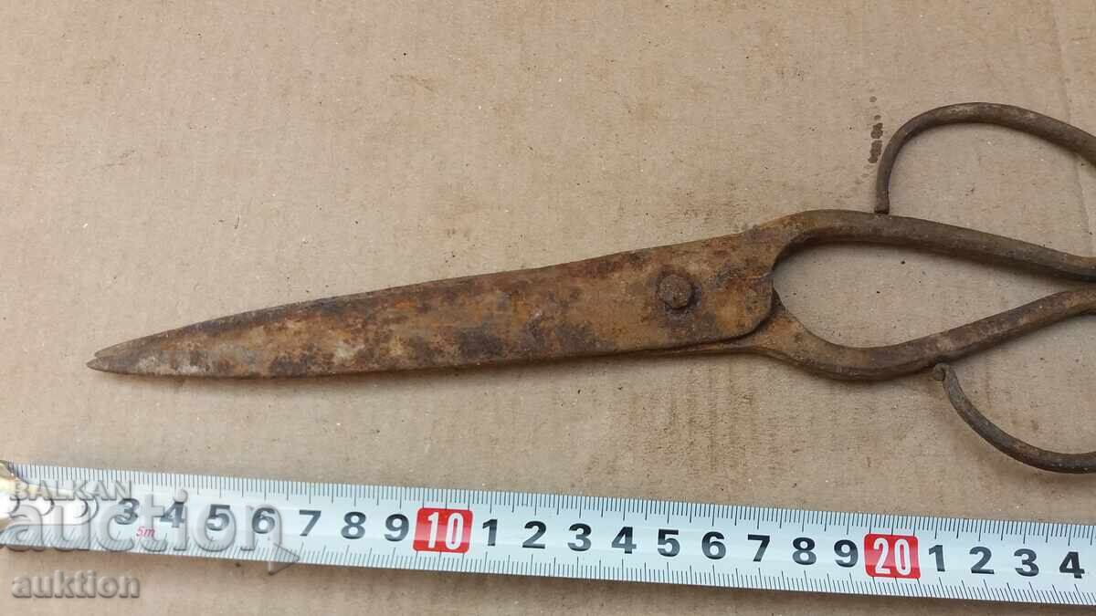 Auction  Forged Revival-era Abadji Scissors