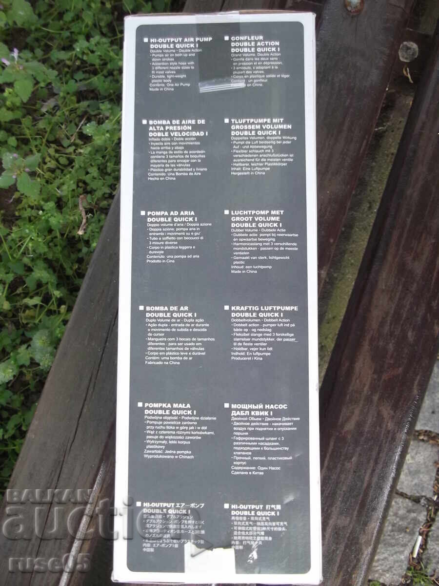 Auction  Intex Double Quick I 68612 Hand Air Pump New