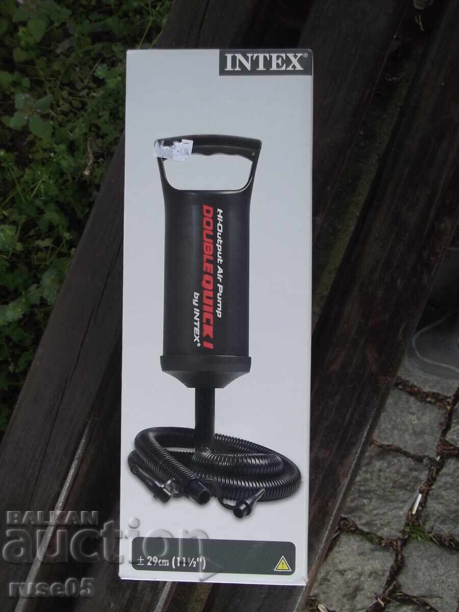 Intex Double Quick I 68612 Hand Air Pump New