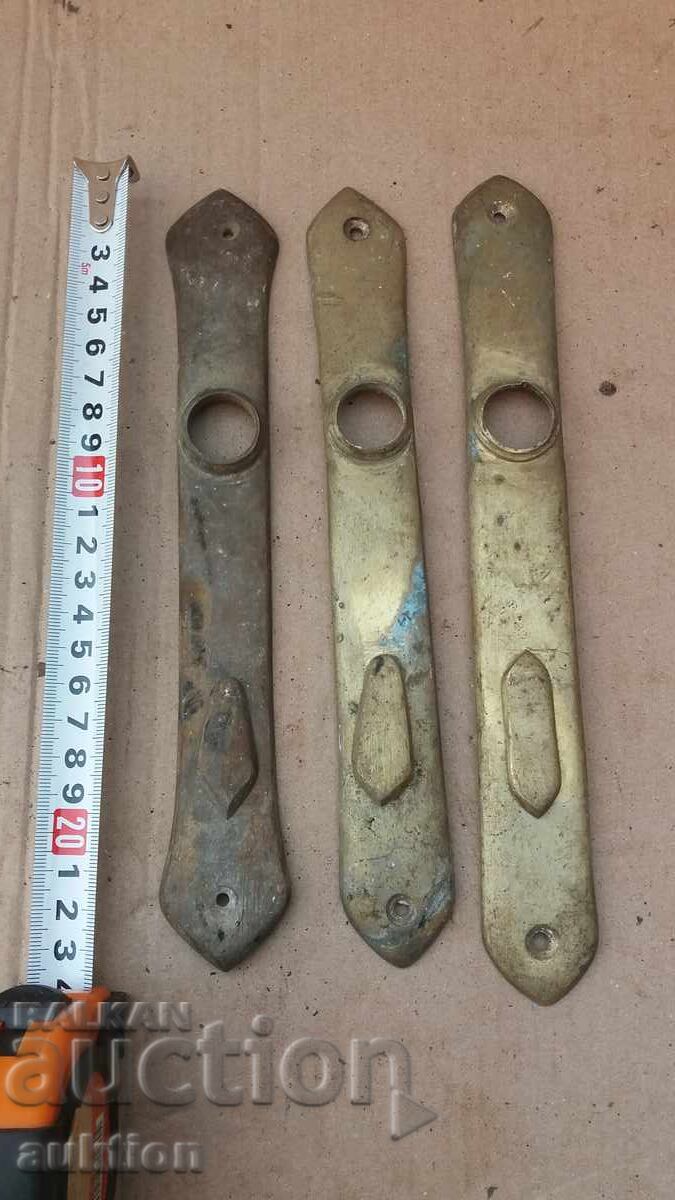 Παράδοση Αριστοκρατικές χάλκινες λαβές πόρτας